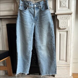 Madewell Wide leg Cropped Jeans